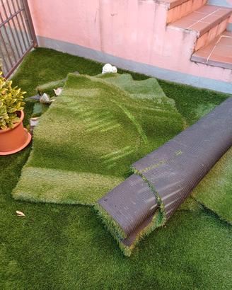 PRATO SINTETICO  vari spezzoni