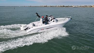 Barca ranieri h22sd 4xc con honda bf150d white