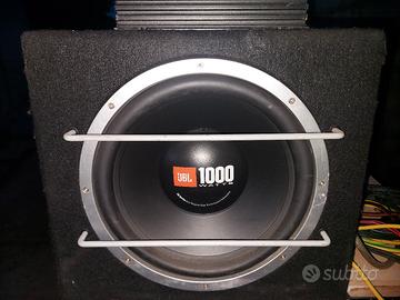 Kit Subwoofer JBL + Amplificatore Alpine + cavi 