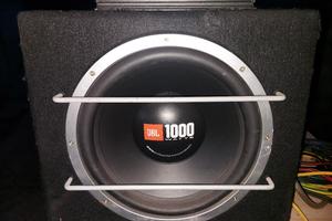 Kit Subwoofer JBL + Amplificatore Alpine + cavi 