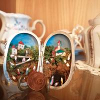 PRESEPE IN PORTA PILLOLE DI ARGENTO