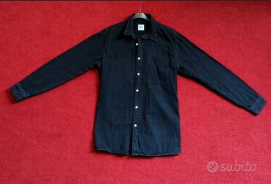 Camicia Zara denim nera – taglia  L – 100% co