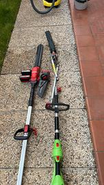 Taglia siepi decespugliatore