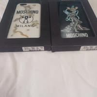 2 cover iphone 6/6s/7 moschino nuove