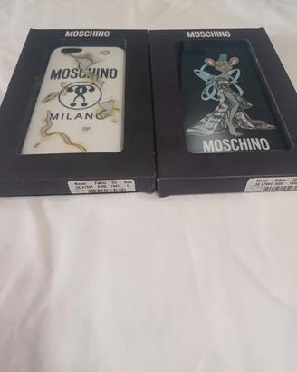 2 cover iphone 6/6s/7 moschino nuove
