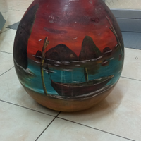 Boccioni in vetro decorato arredo