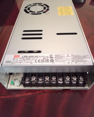 Alimentatore MEANWELL LRS-600-48 600W 48V 12.5A