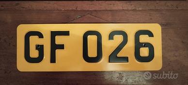 targa auto Lussemburgo 