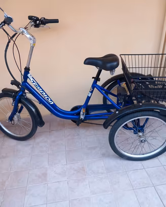 triciclo con pedalata assistita