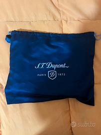 Pochette S.T. Dupont in pelle blu