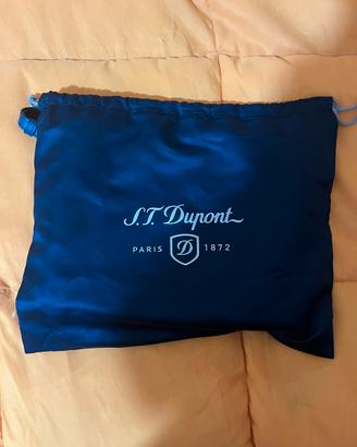 Pochette S.T. Dupont in pelle blu