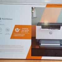 Stampante HP LaserJet M209dwe B&N fronte retro