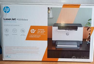 Stampante HP LaserJet M209dwe B&N fronte retro