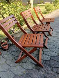 Sedie da giardino in legno - Ikea