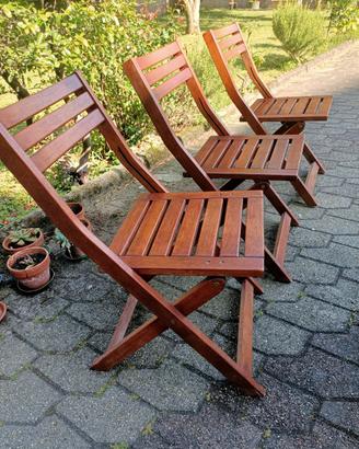 Sedie da giardino in legno - Ikea