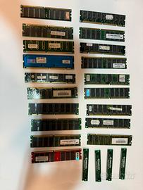 Memorie Ram 23 pezzi più accessori pc