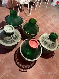 Damigiane varie dimensioni