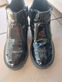 stivaletti bimba nr30 nero lucido
