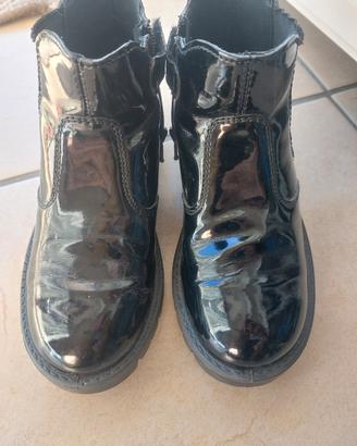 stivaletti bimba nr30 nero lucido