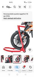 cavalletto moto mozzo sterzo  per Suzuki SV 