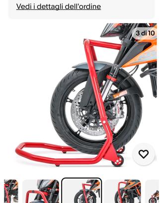 cavalletto moto mozzo sterzo  per Suzuki SV 