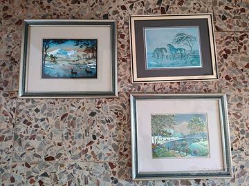 Lotto di quadri vintage