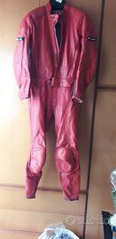 Tuta moto in pelle Dainese taglia 50