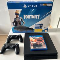 Ps4 slim+2 controller+gioco