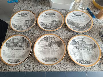 Piatti Fornasetti Set da 6