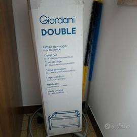 Lettino da viaggio Giordani Double (0-4y) - NUOVO