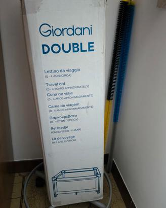 Lettino da viaggio Giordani Double (0-4y) - NUOVO