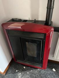 Stufa a pellet Extraflame Souvenir Lux bordeaux 10