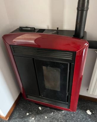 Stufa a pellet Extraflame Souvenir Lux bordeaux 10