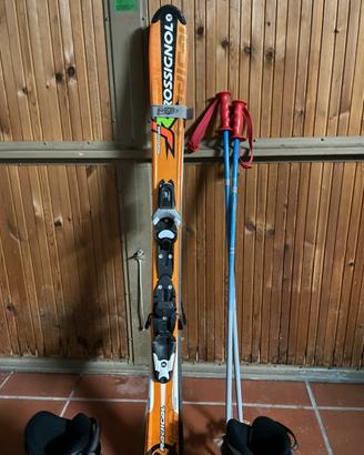 Sci “Rossignol” e scarponi “Nordica”