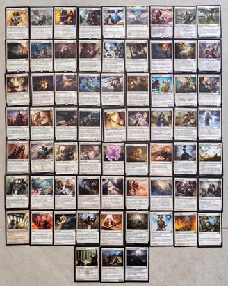 MTG Magic lotto 66 carte bianche