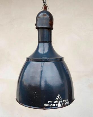 Coppia lampadari Industriali vintage a sospensione