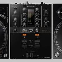 DJ Set DJM 250 MK2 con Coppia PLX 500 K Black

