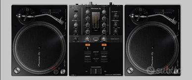 DJ Set DJM 250 MK2 con Coppia PLX 500 K Black

