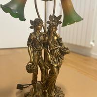 Lampada da tavolo art noveau del XIX secolo