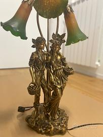 Lampada da tavolo art noveau del XIX secolo