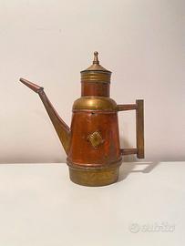 Oliera napoletana artigianale rame-ottone vintage