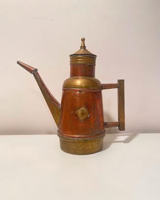 Oliera napoletana artigianale rame-ottone vintage