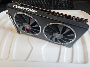 Scheda video AMD RX 5600 XT  POWERCOLOR Red Dragon