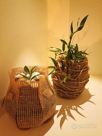 Coppia Uova di Pasqua- Stile  Wabi-Sabi giapponese