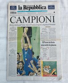 La Repubblica 10/7/2006 Italia Campione del Mondo