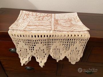 Asciugamani in lino con bordo