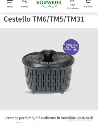 Cestello Bimby tm5/Tm6