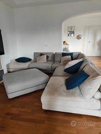 DIVANO ANGOLARE 6 POSTI POLTRONE SOFA