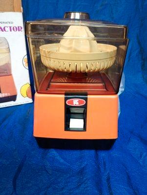 Spremiagrumi a batteria Vintage anni '70/'80 NUOVO