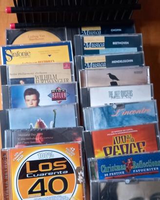 Raccolta mista CD musica con portadischi